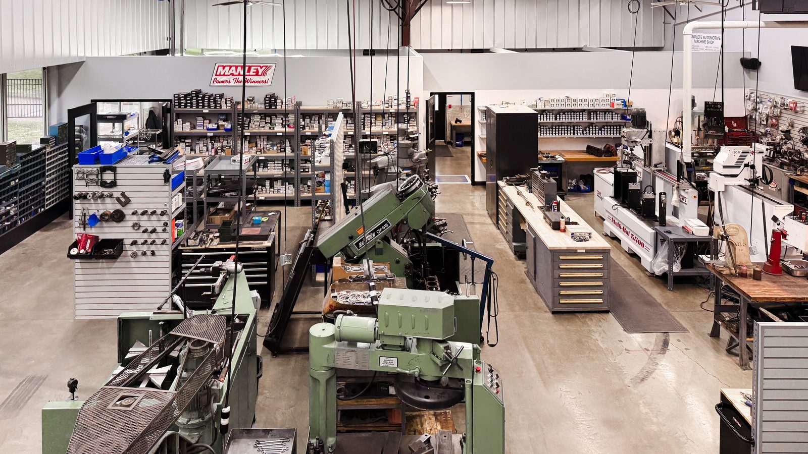 Inside the Competition Machining Services shop